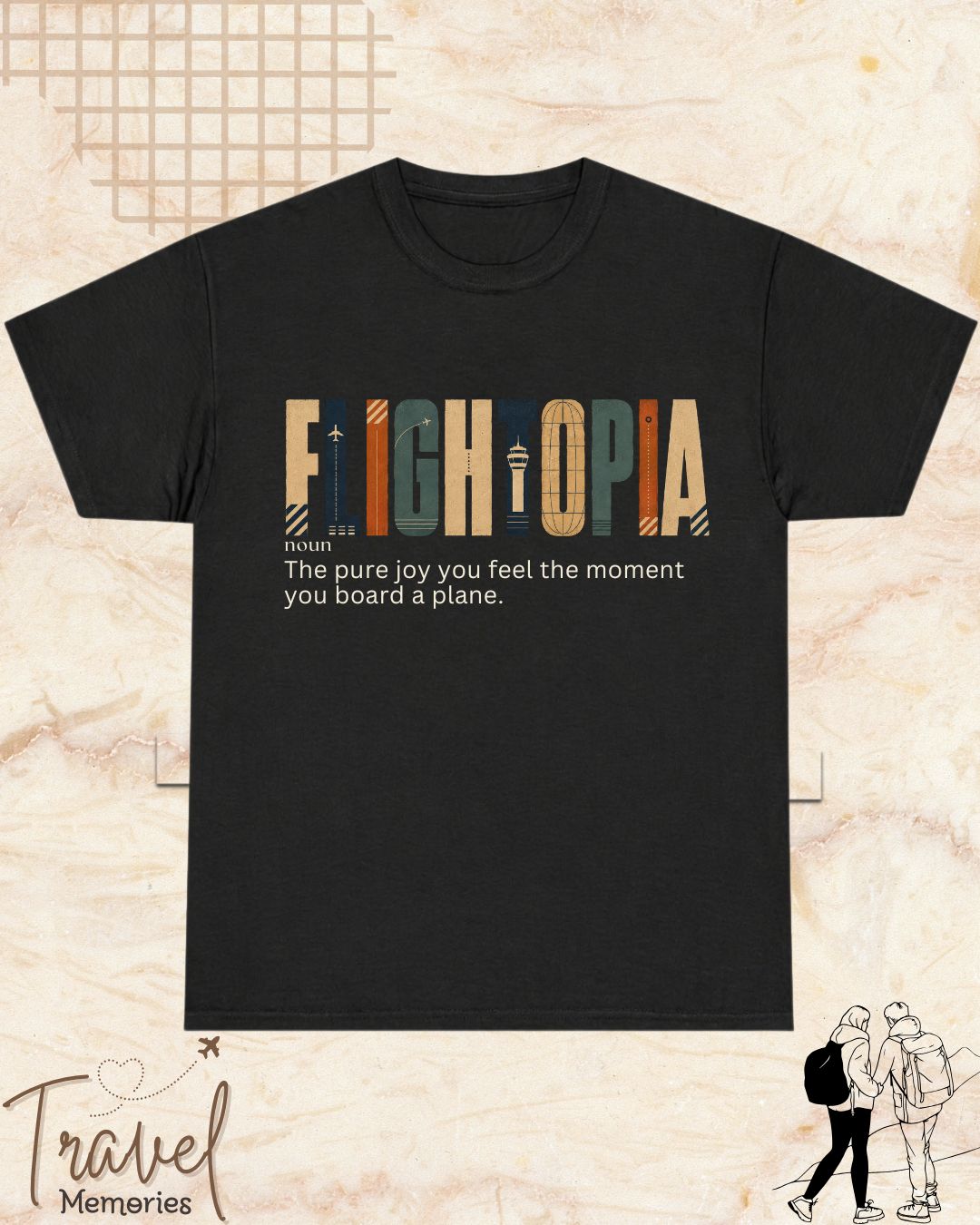 Travel Dictionary Cotton Tshirt