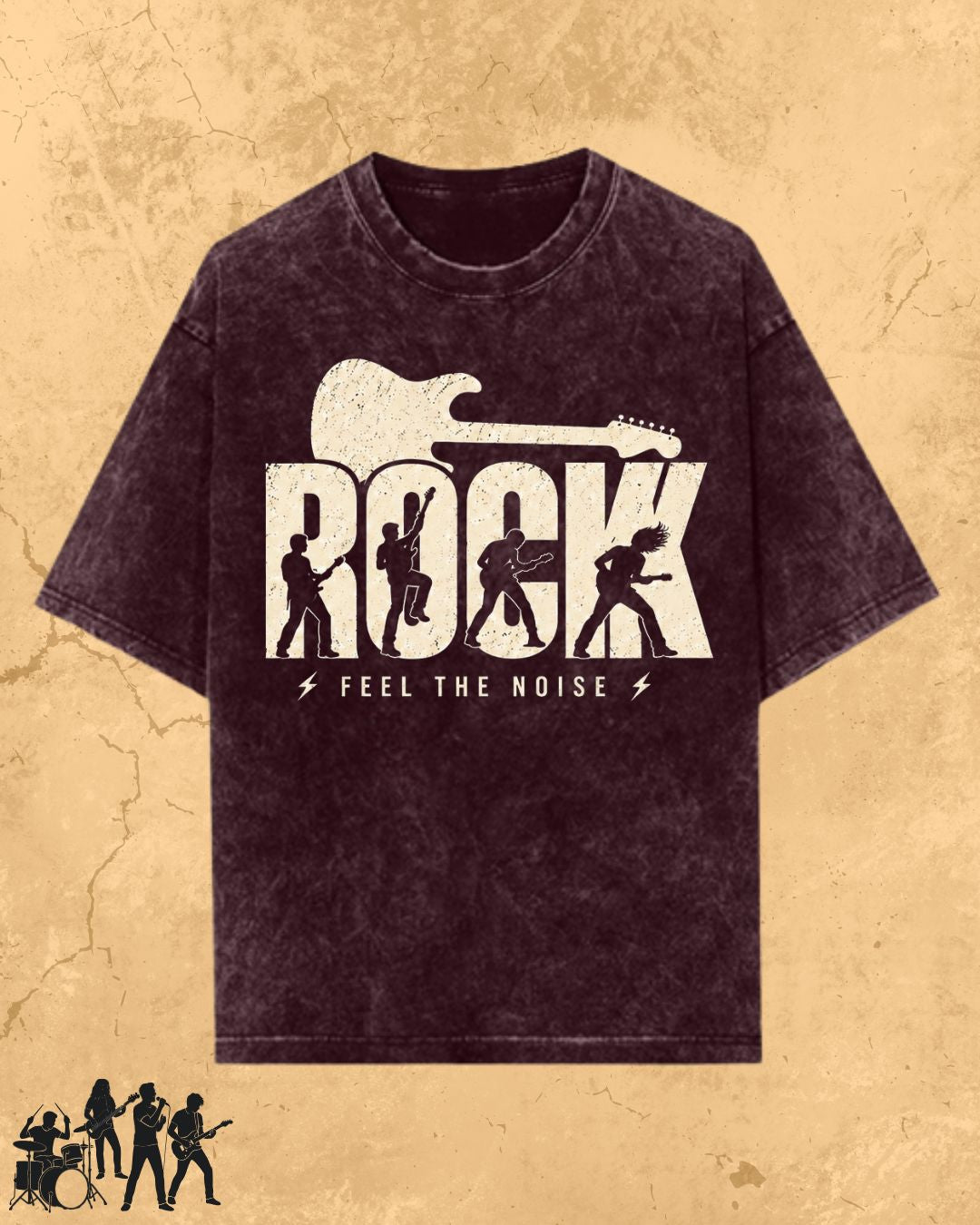 Rock Music Cotton Tshirt