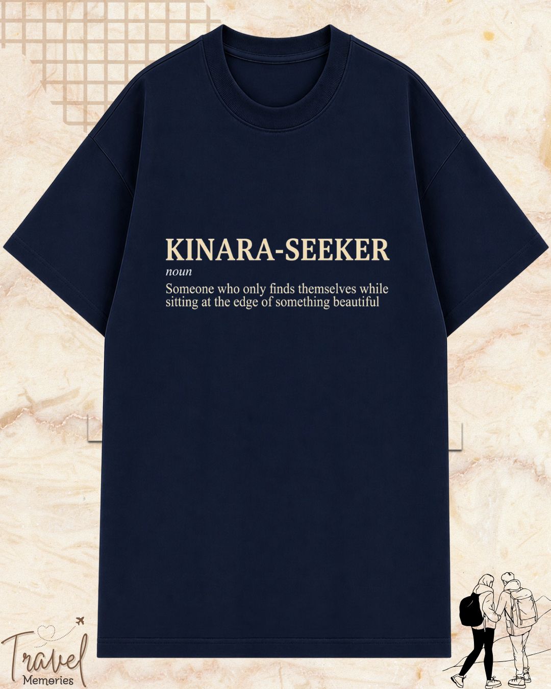 Hinglish Minimalist Dictionary Travel Cotton Tshirt
