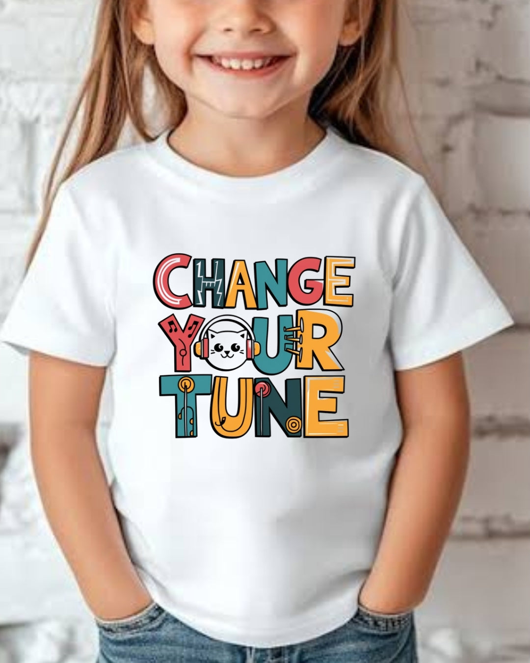 Change Your Tune Kid Cotton Tshirt