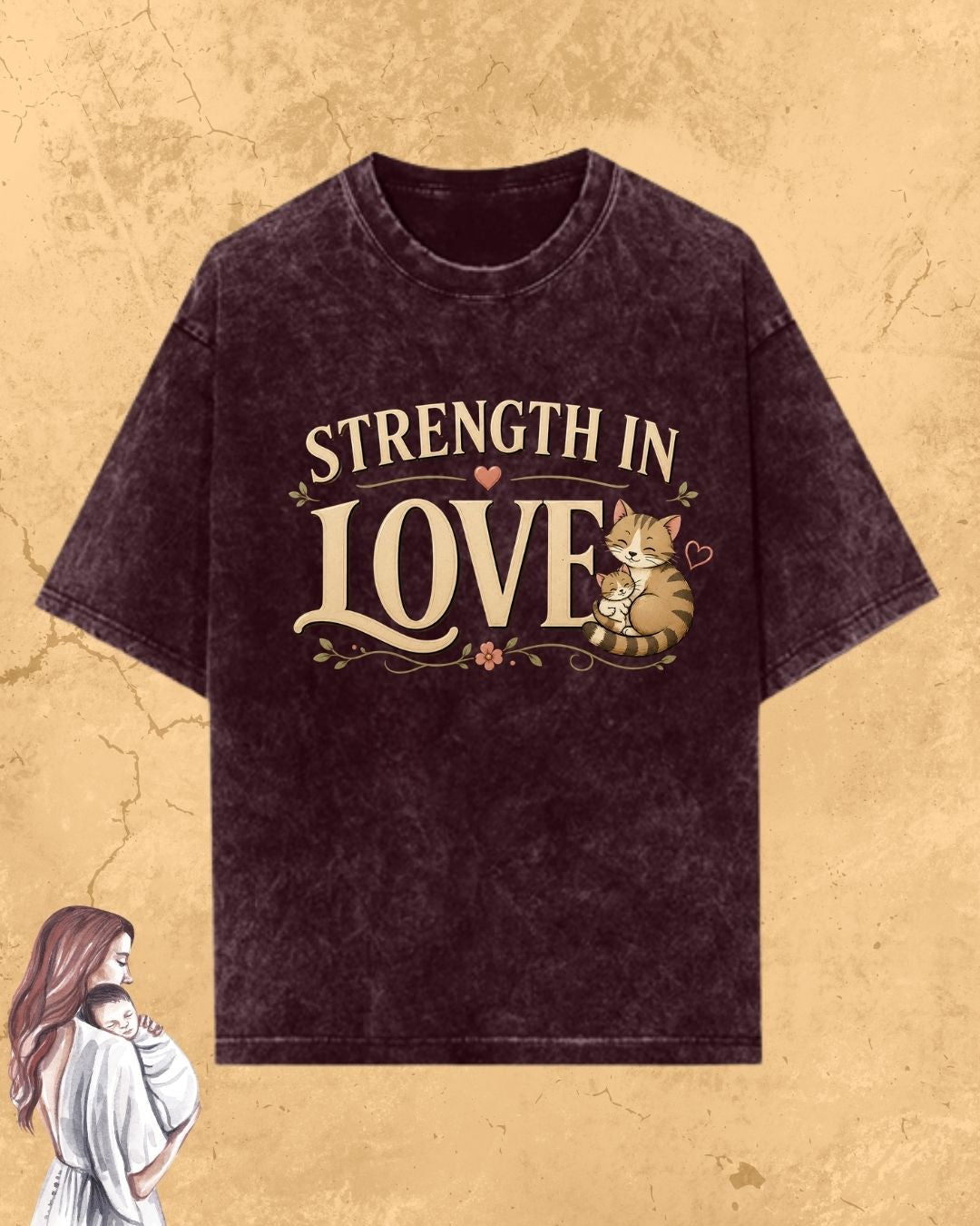 Purr Mom Cotton Tshirt