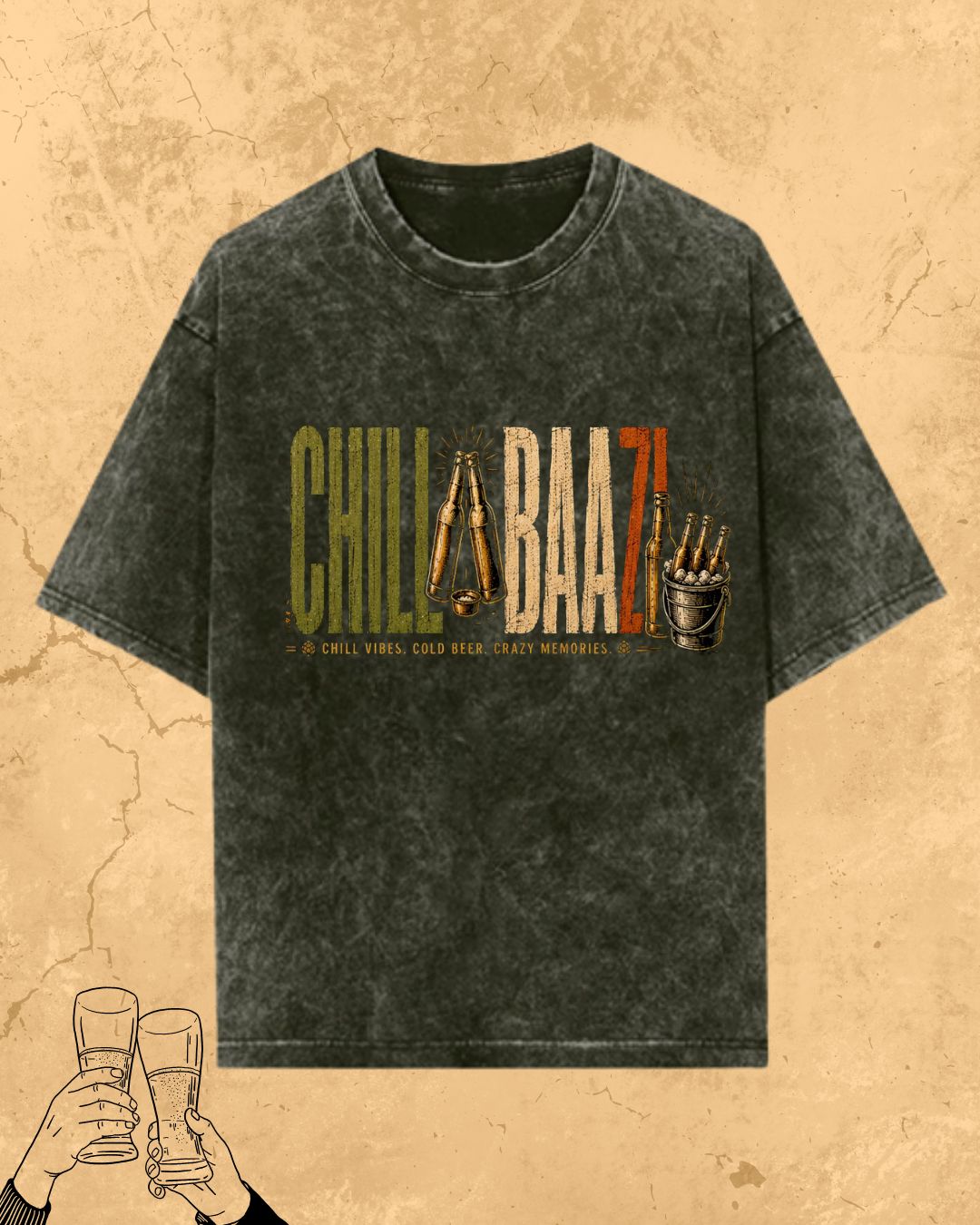 Beer Vibes Cotton Tshirt