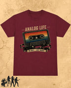 Retro Cassette Music Cotton Tshirt