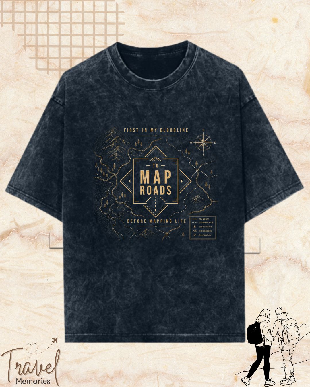 FIRST IN MY BLOODLINE Travel Cotton Tshirt