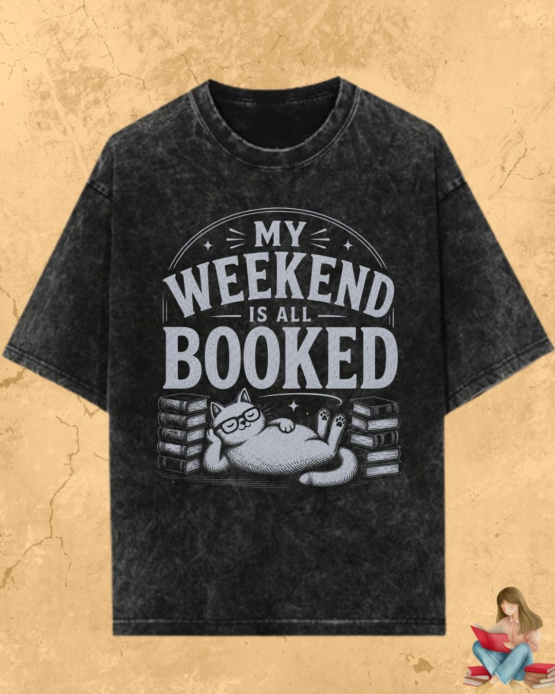 Purrfect Reader Cotton Tshirt