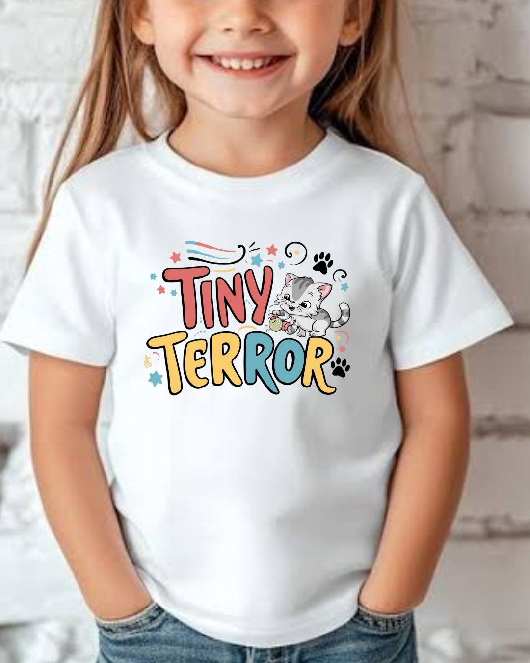 Tiny Terror Kid Cotton Tshirt