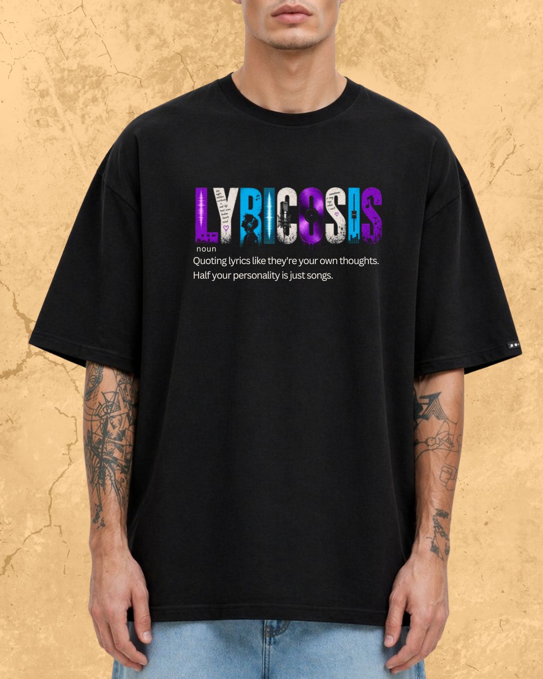 Hinglish Music Dictionary Cotton Tshirt