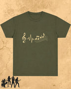 Minimal Music Vibe Cotton Tshirt