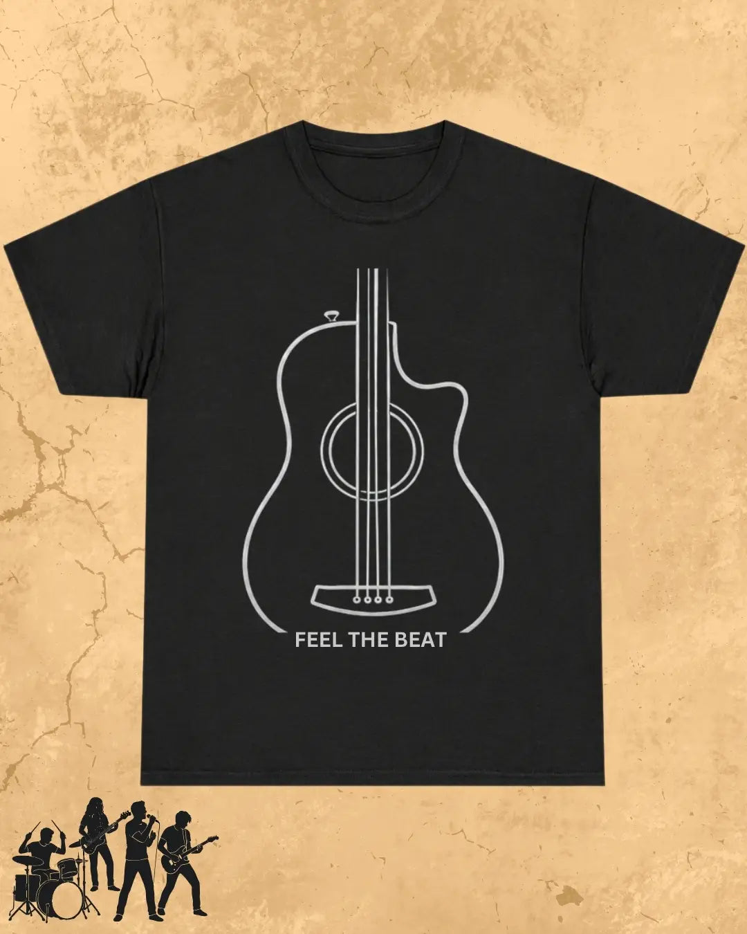 Guitar Music Cotton T-Shirt