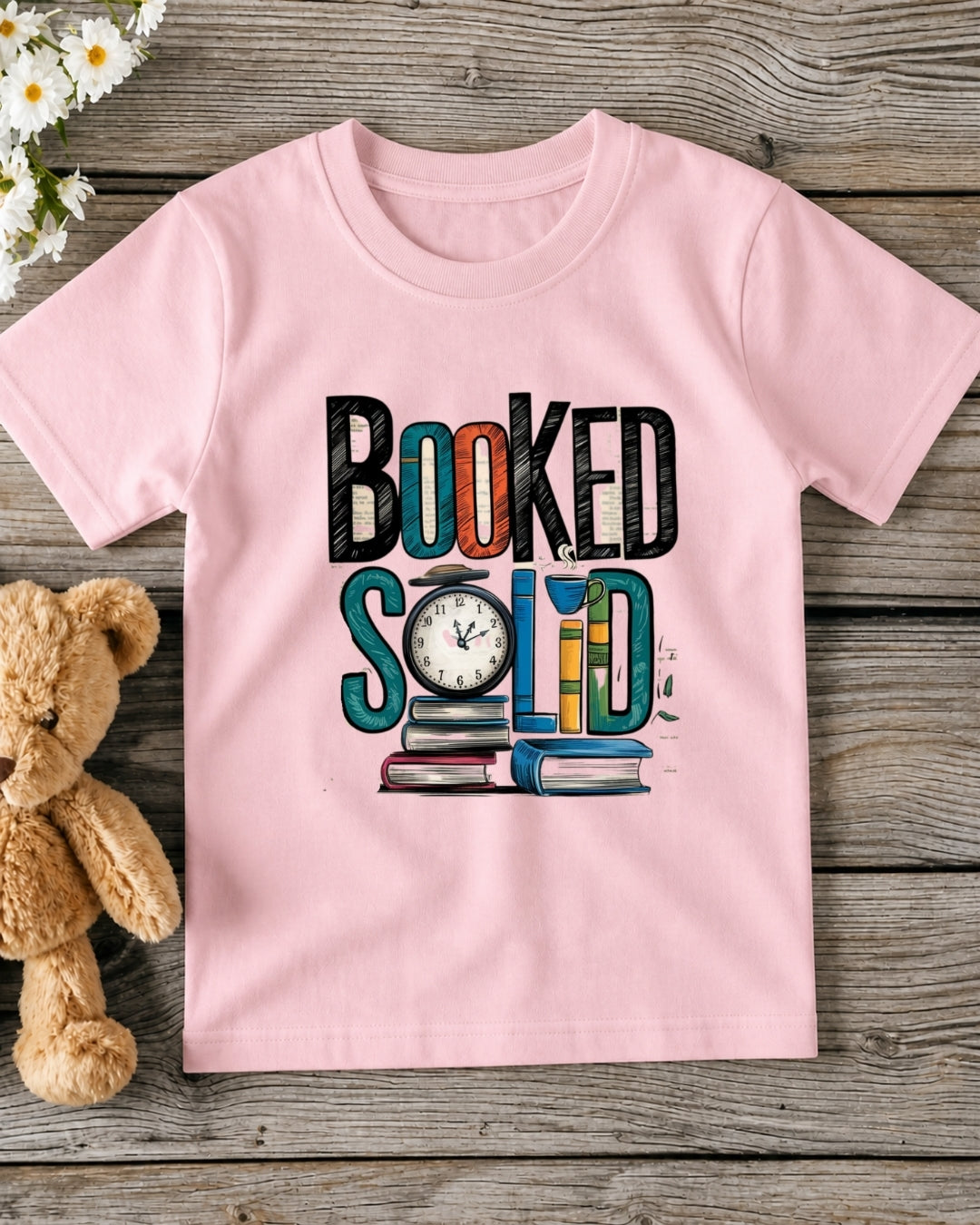 Booked Solid Kid Cotton Tshirt