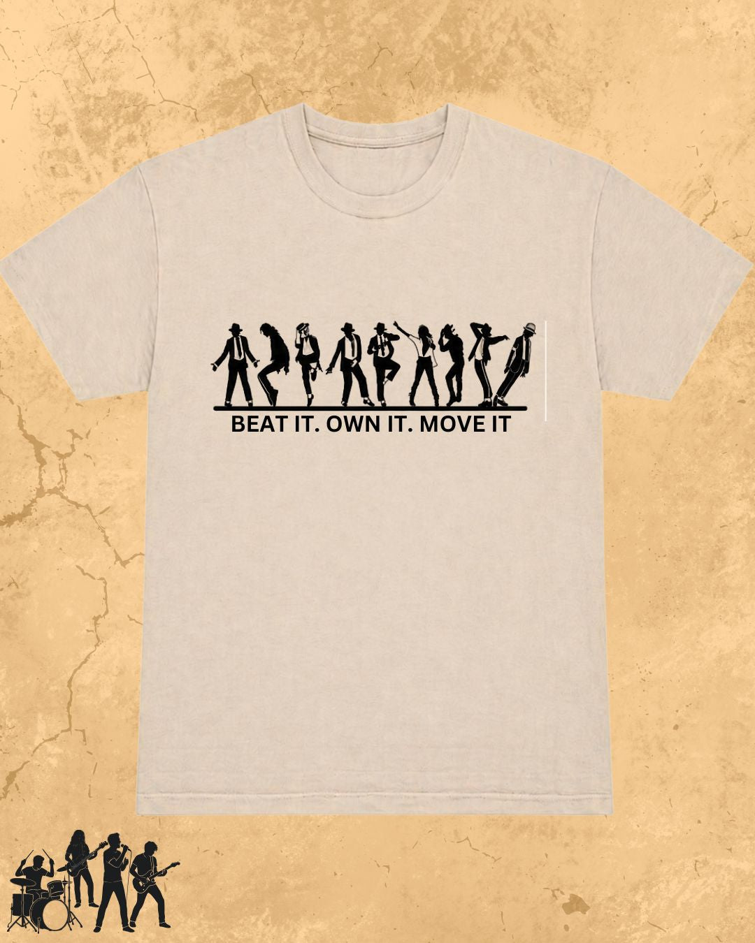 White Michael Jackson Cotton Tee