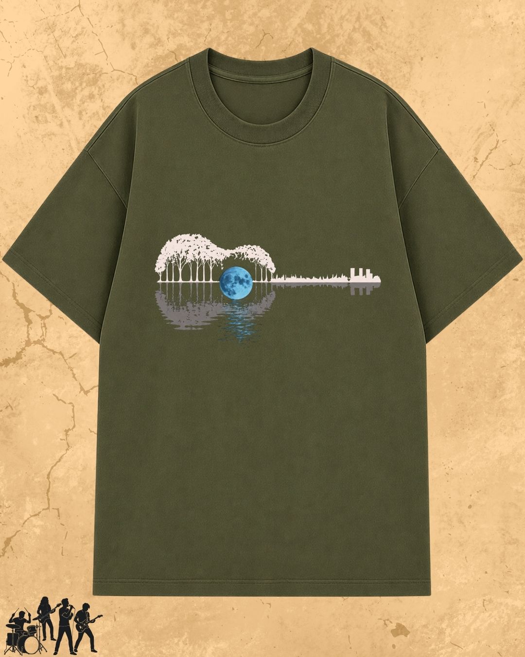 Guitar Relaxation Music Cotton T-Shirt