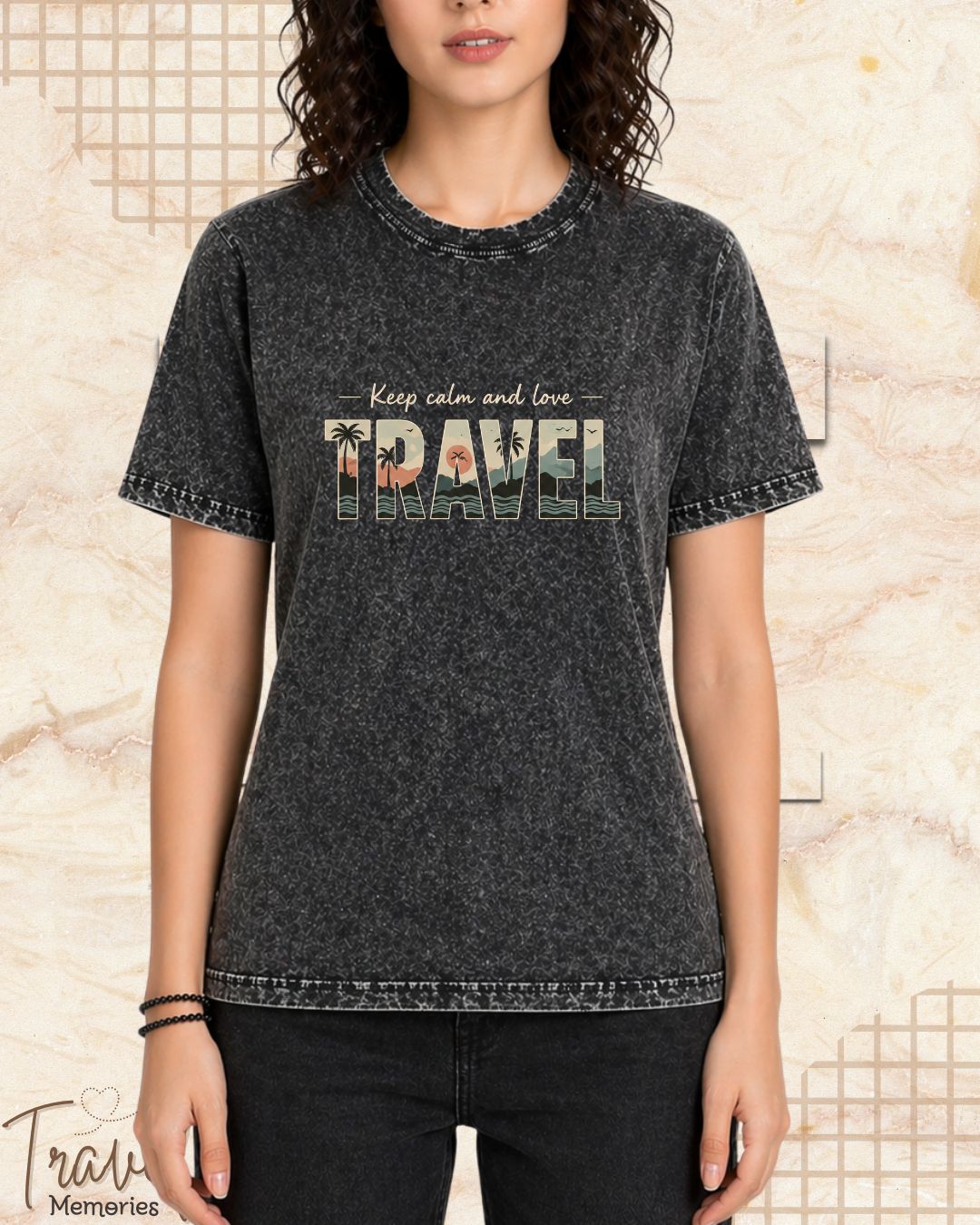 WanderScape Travel Cotton Tshirt