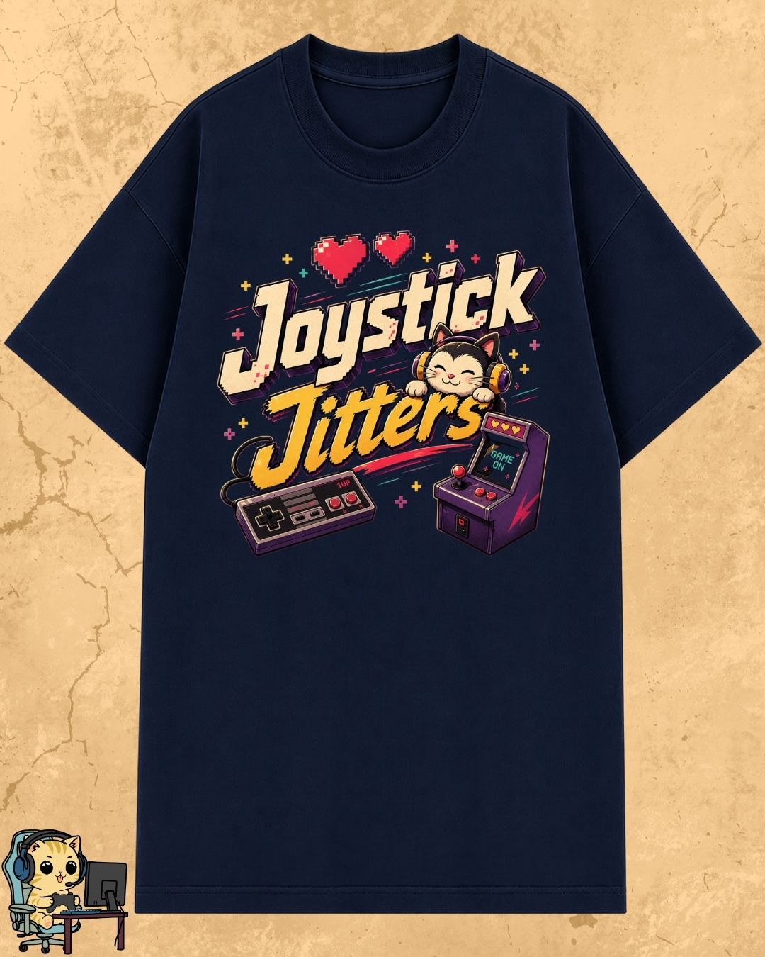 Purrfect Gamer Cotton Tshirt