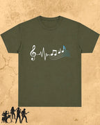 Minimal Music Vibe Cotton Tshirt