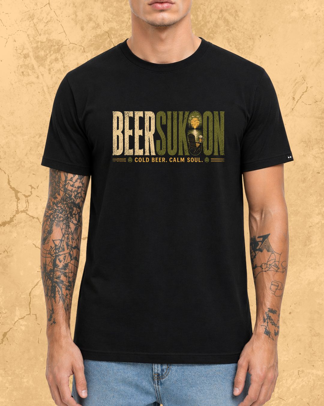 Beer Vibes Cotton Tshirt