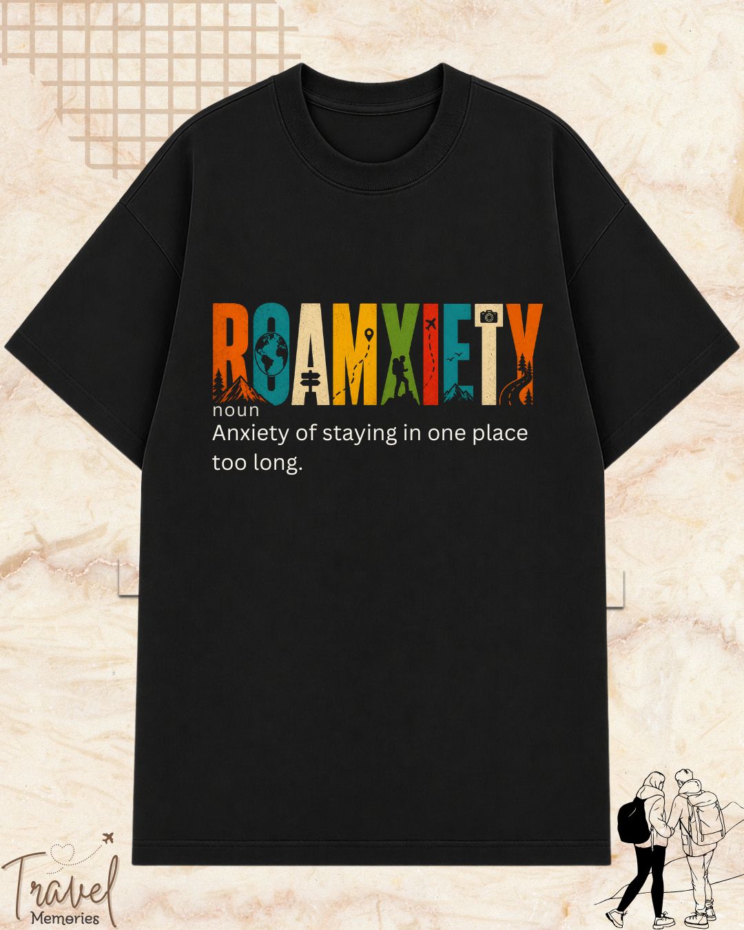 Hinglish Dictionary Travel Cotton Tshirt