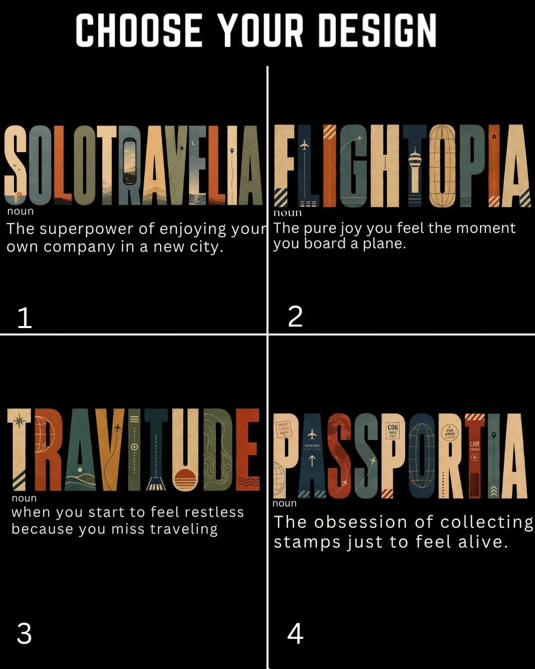 Travel Dictionary Cotton Tshirt