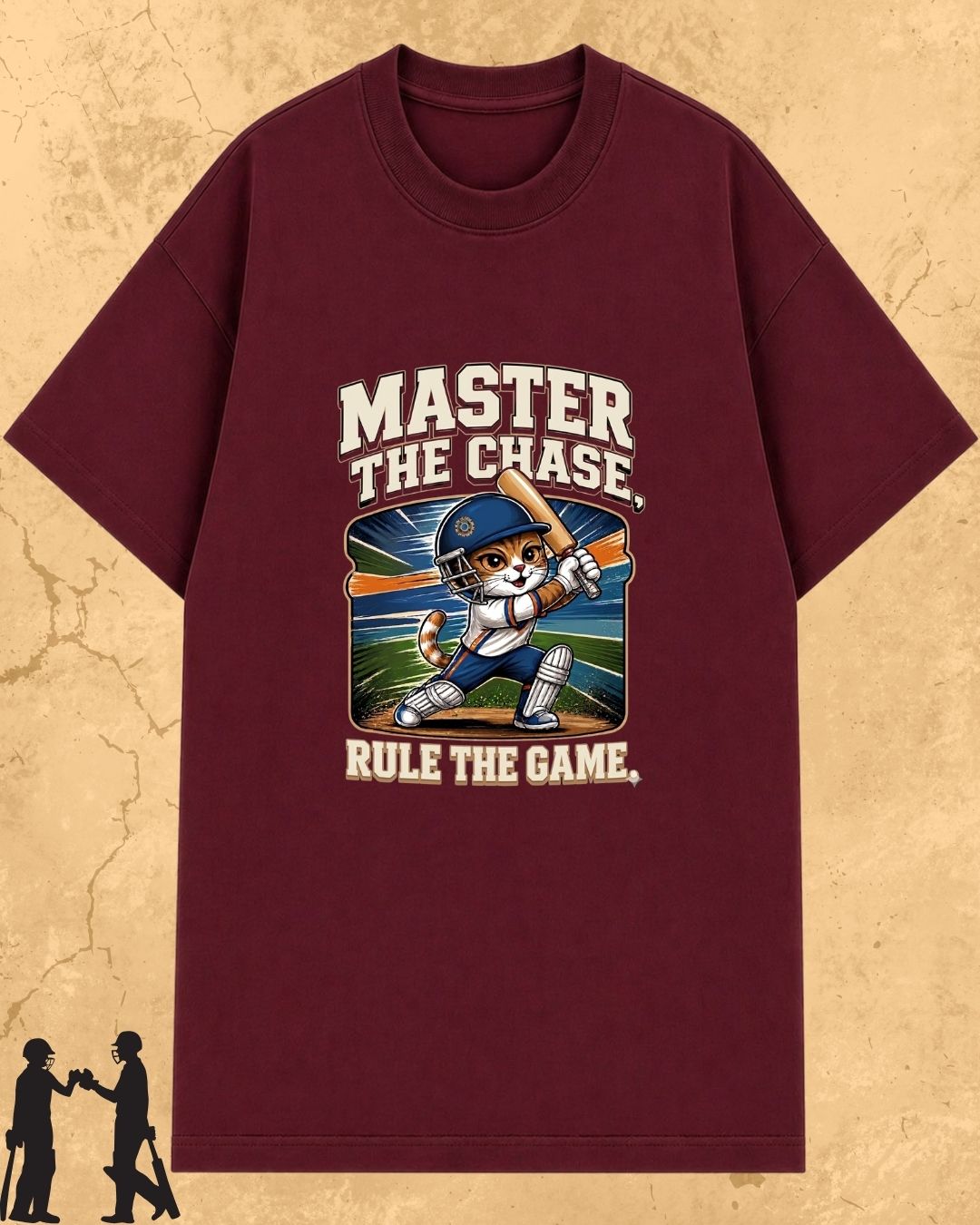 Meow Cricket Champion Cotton Tee