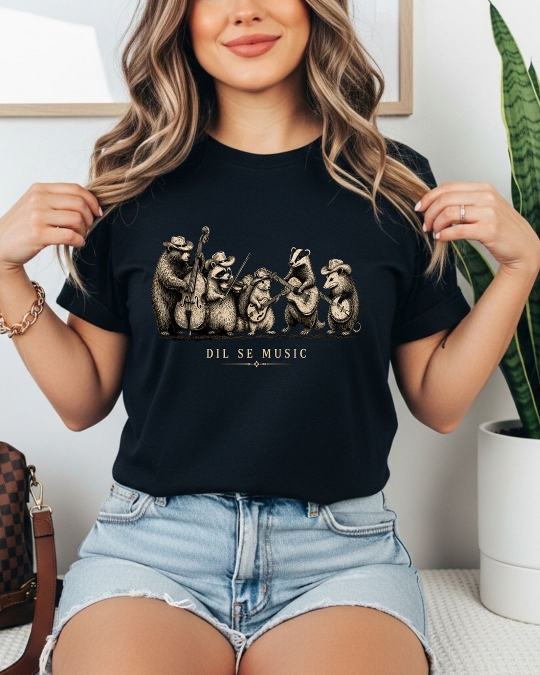 Folk Band Animals Music T-Shirt
