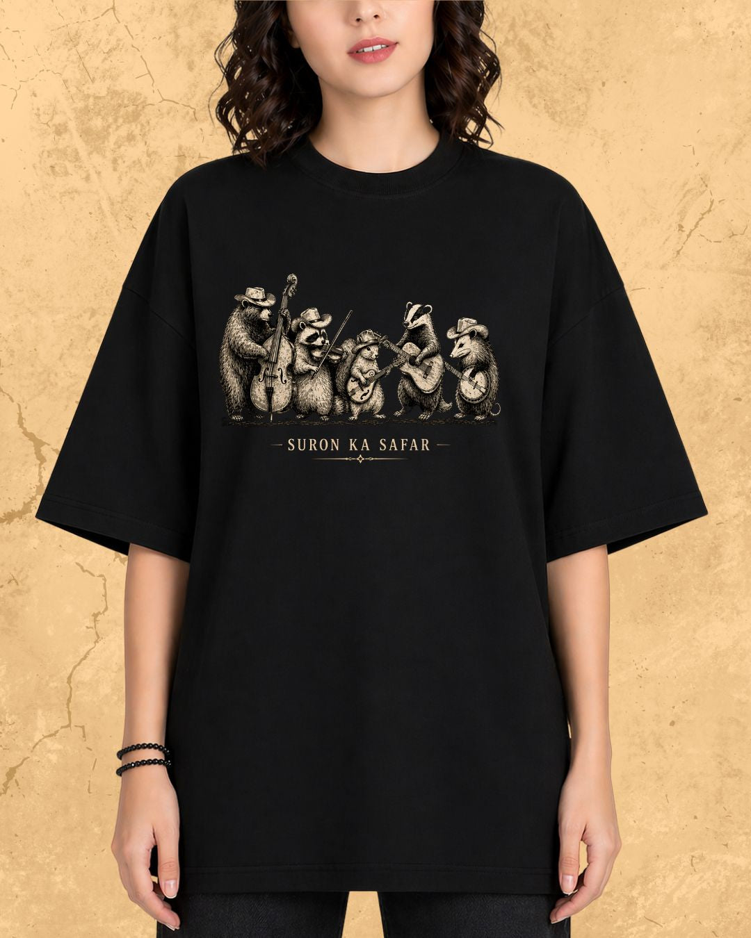 Folk Band Animals Music T-Shirt
