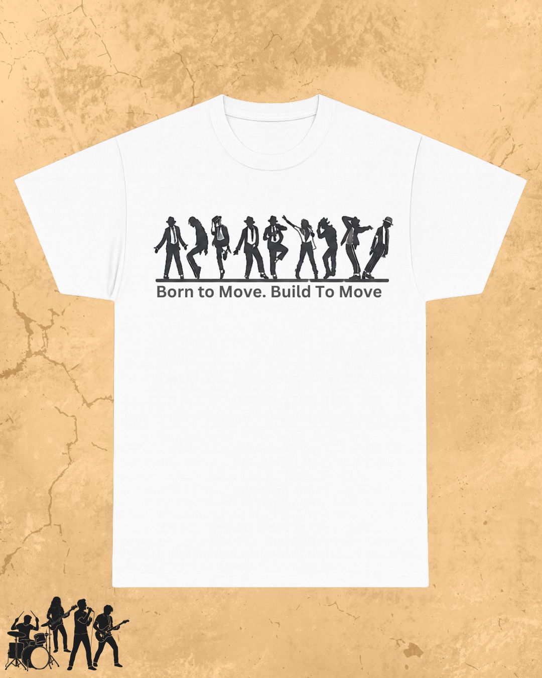 White Michael Jackson Cotton Tee