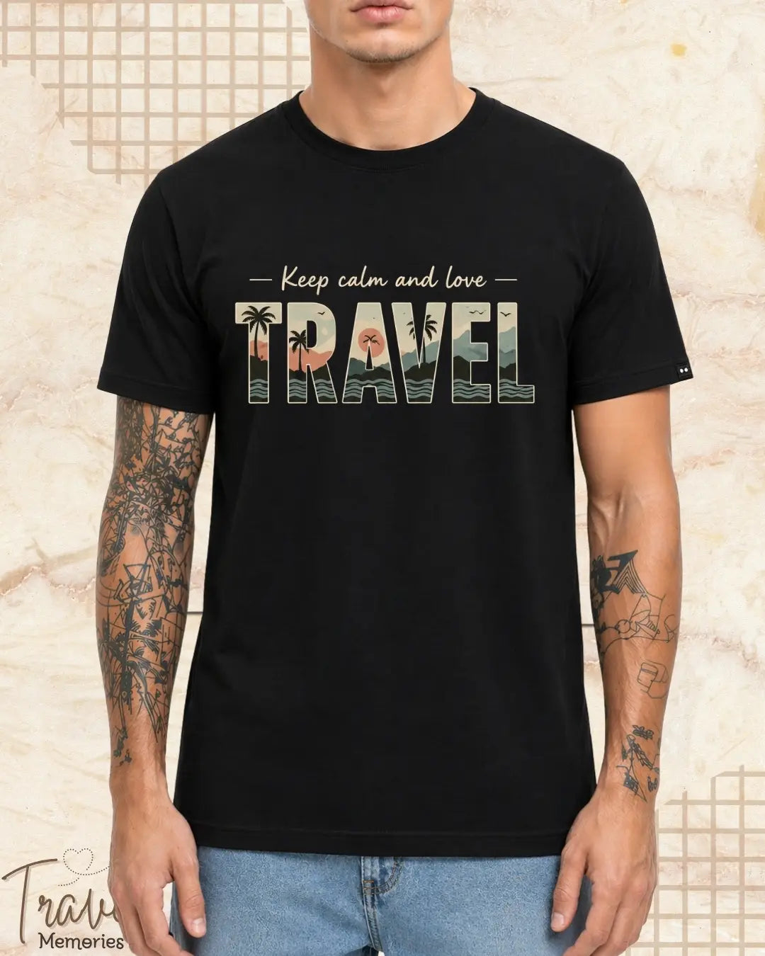 WanderScape Travel Cotton Tshirt