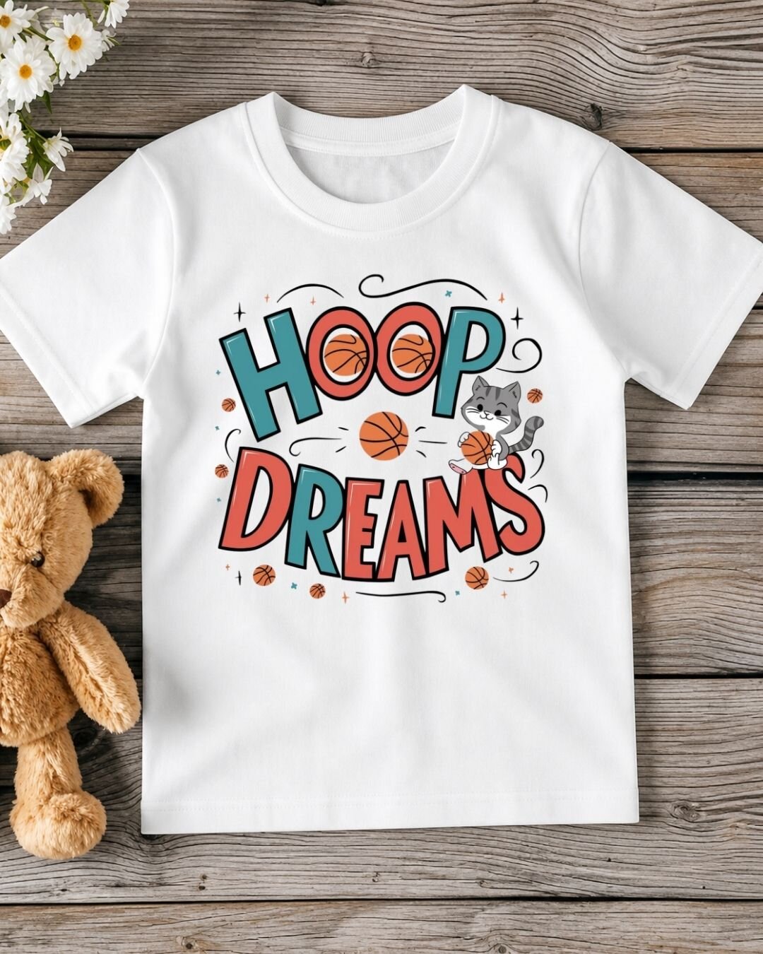 Basketball Kid Cotton Tee