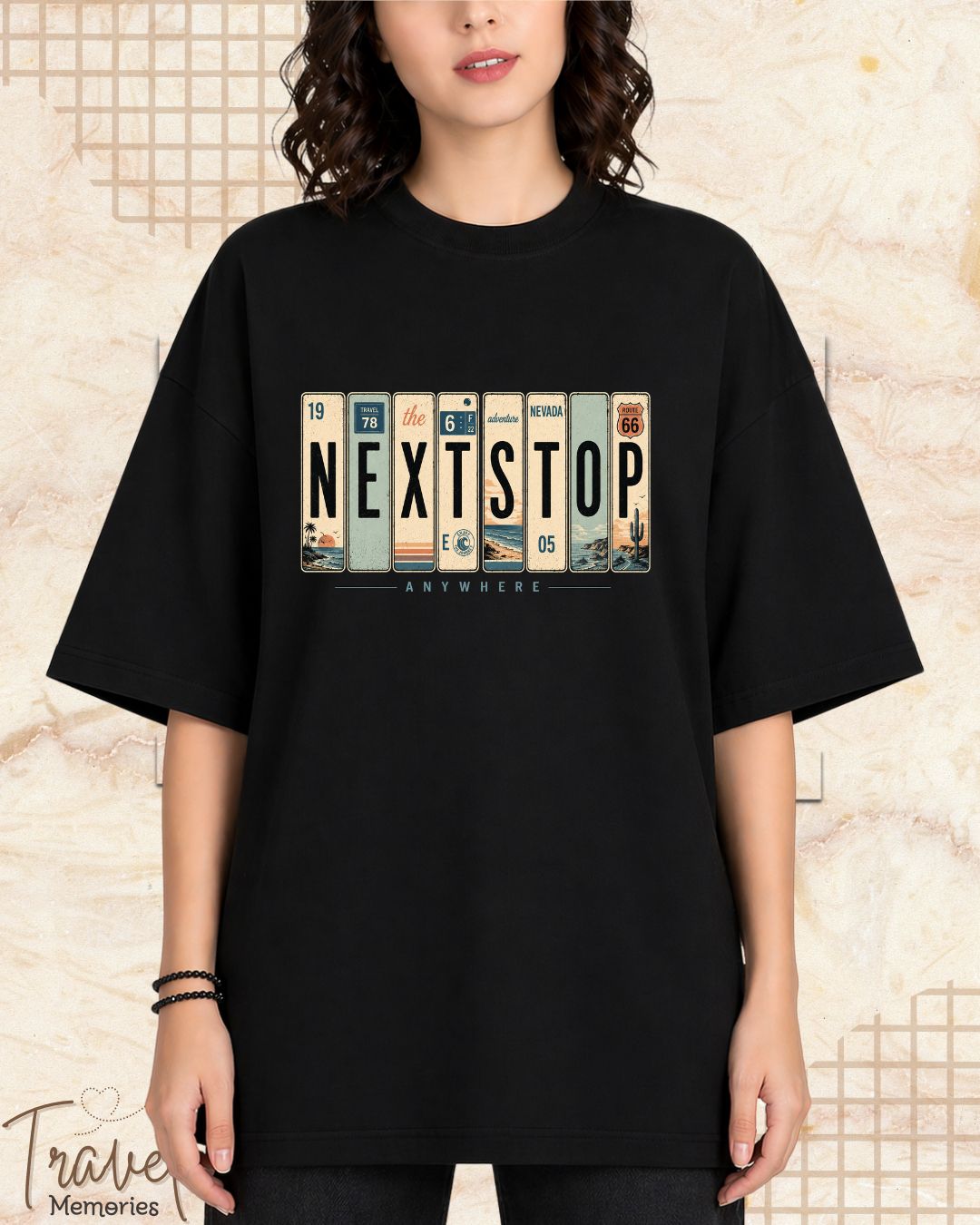 Roadtrip Travel Cotton Tshirt