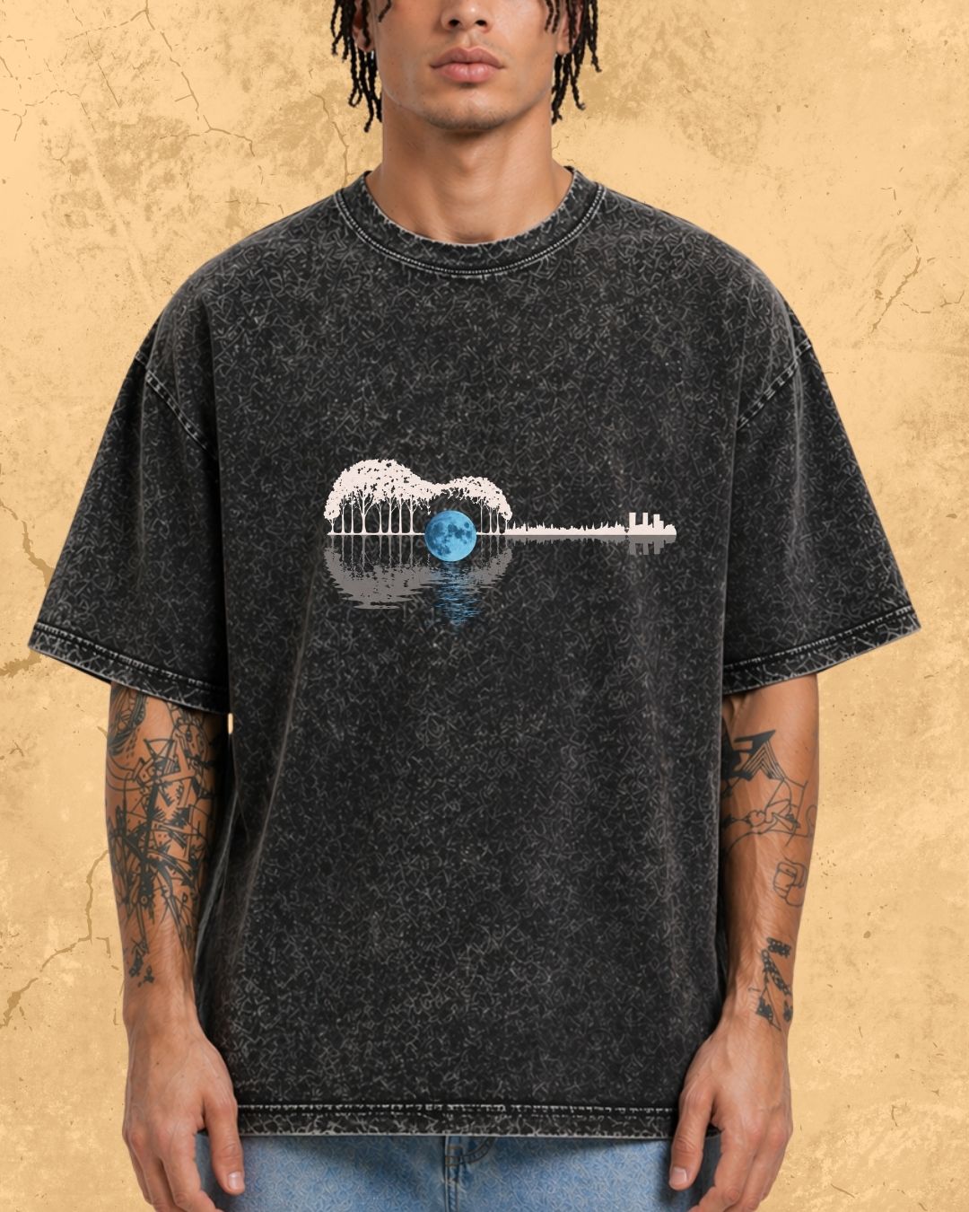 Guitar Relaxation Music Cotton T-Shirt