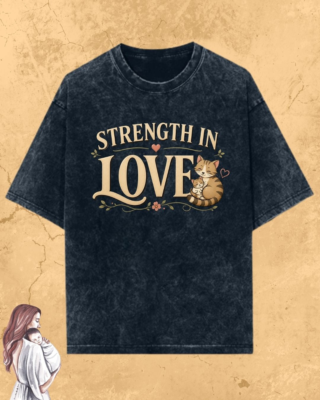 Purr Mom Cotton Tshirt