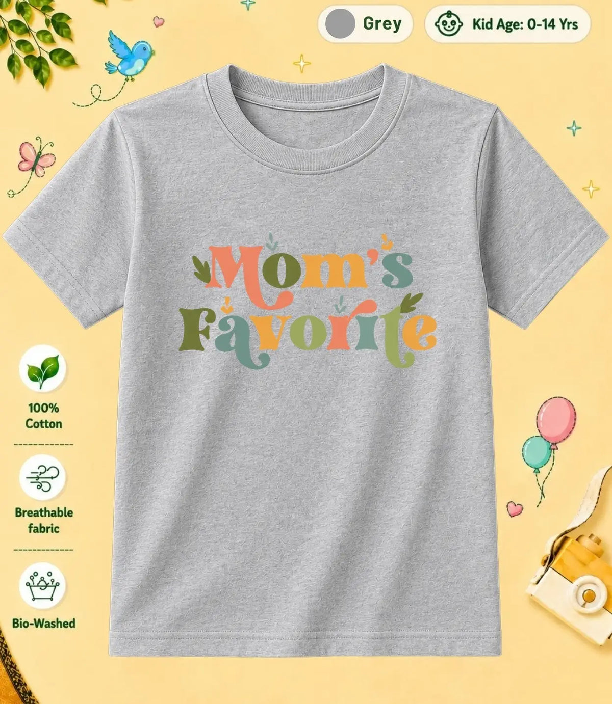 DAD & MOM Treasure kids Cotton Tee