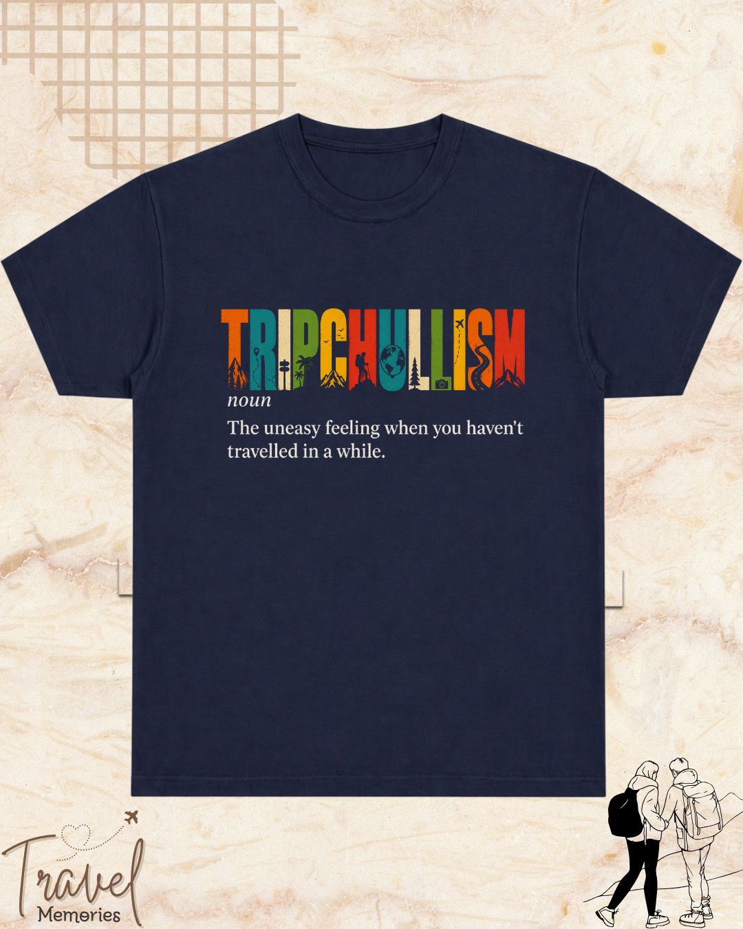 Hinglish Dictionary Travel Cotton Tshirt