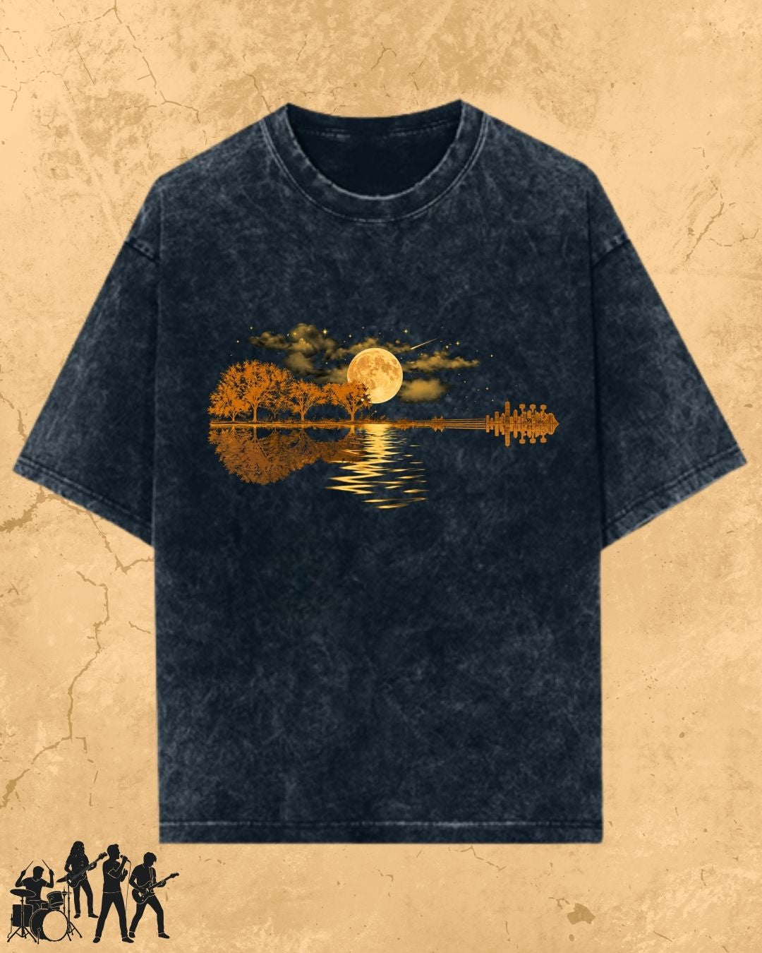 Guitar Relaxation Music Cotton T-Shirt