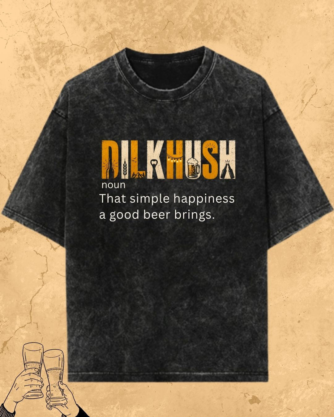 Hinglish Beer Dictionary Cotton Tshirt