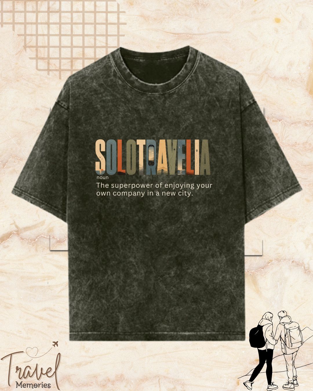Travel Dictionary Cotton Tshirt