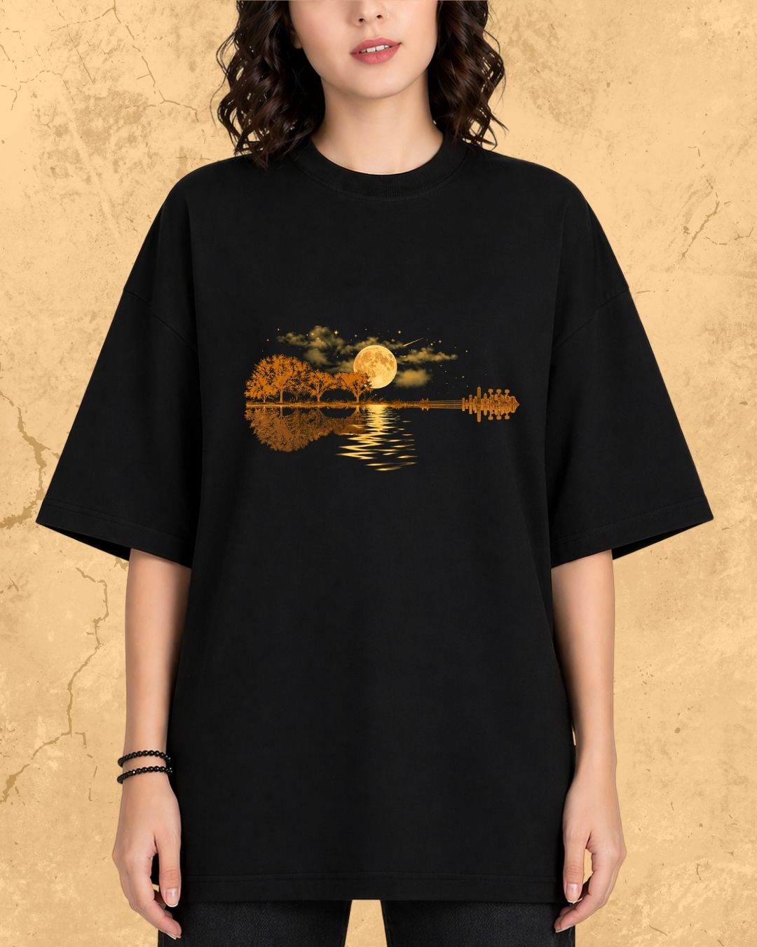 Guitar Relaxation Music Cotton T-Shirt