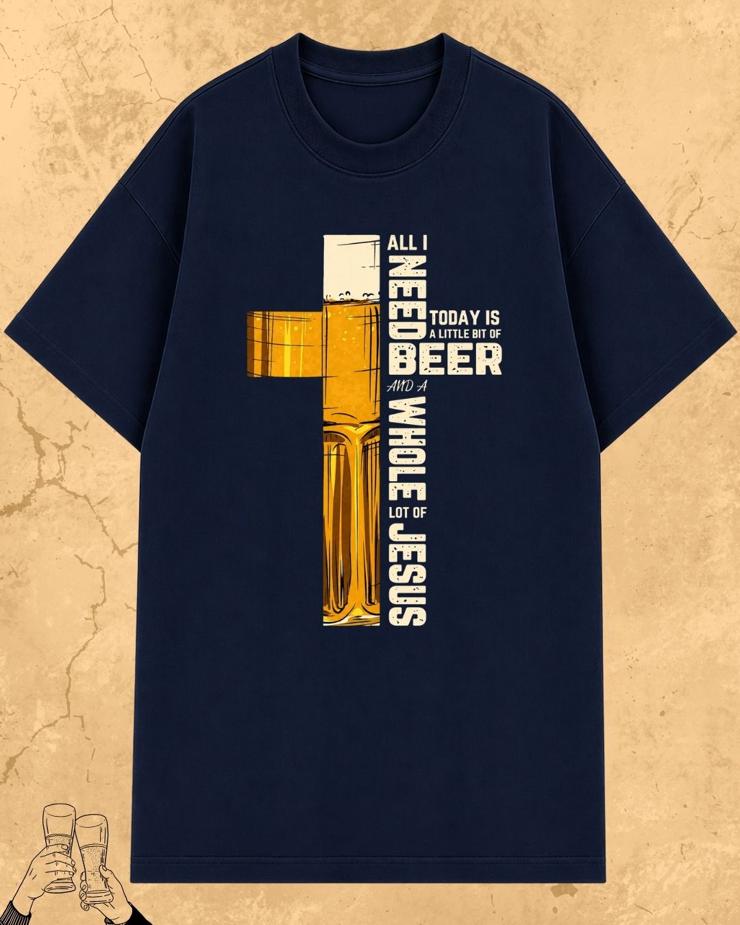 Mythic Beer Warrior Cotton T-Shirt