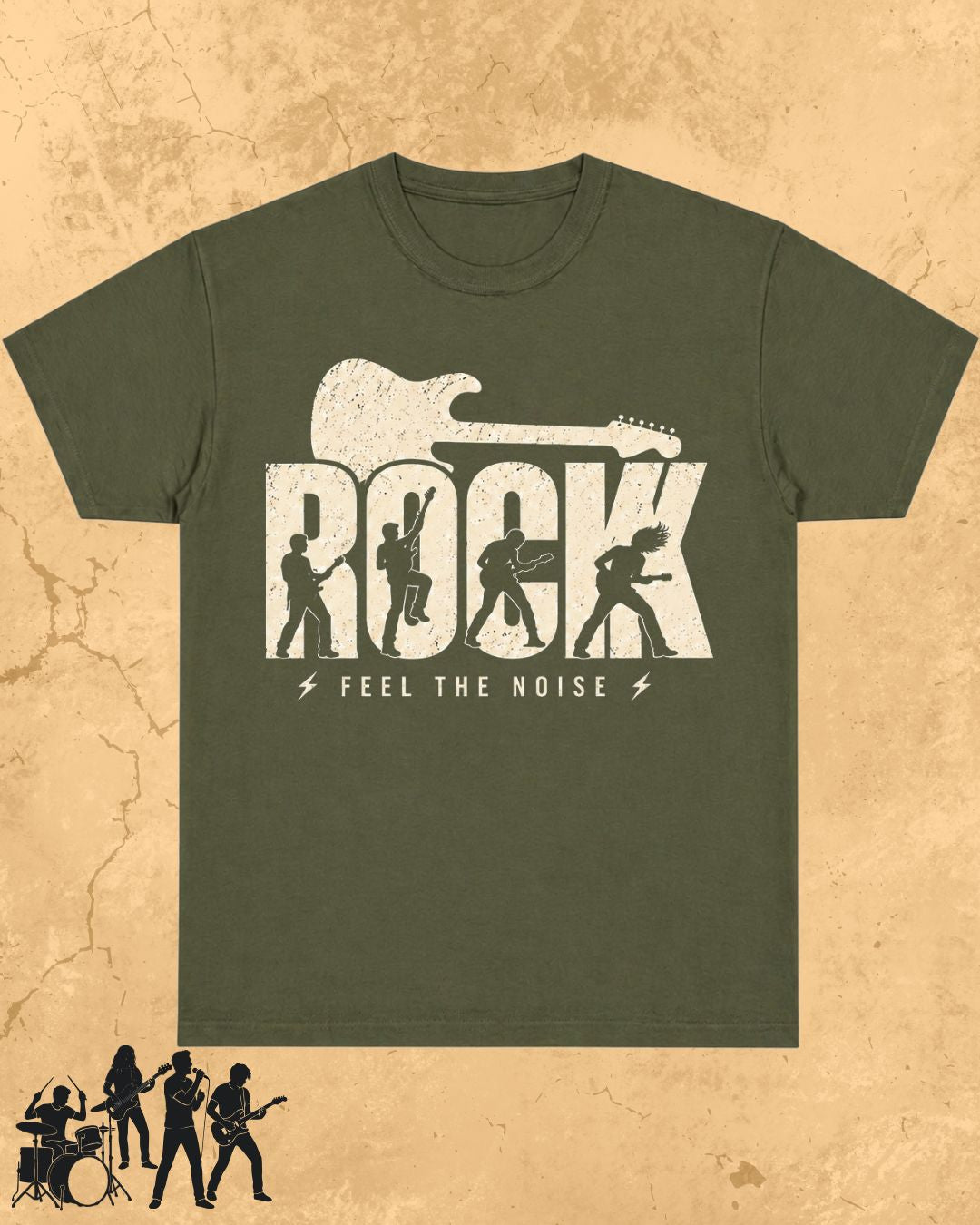 Rock Music Cotton Tshirt