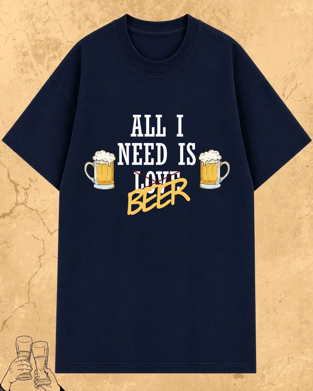 Beer Over Love Cotton Tshirt