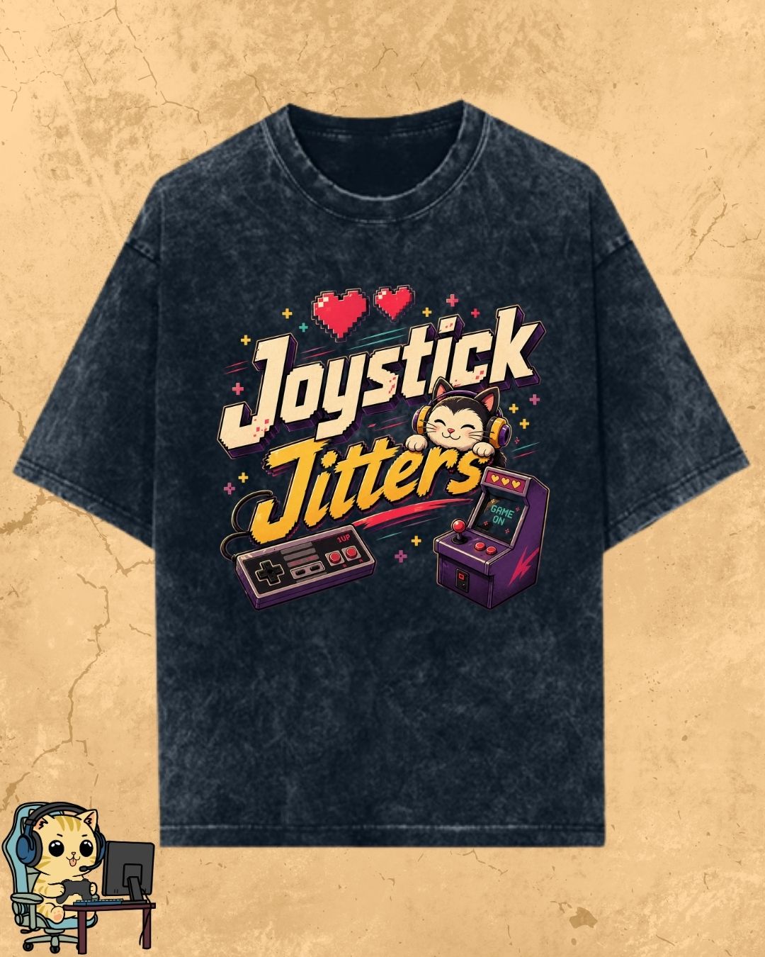 Purrfect Gamer Cotton Tshirt