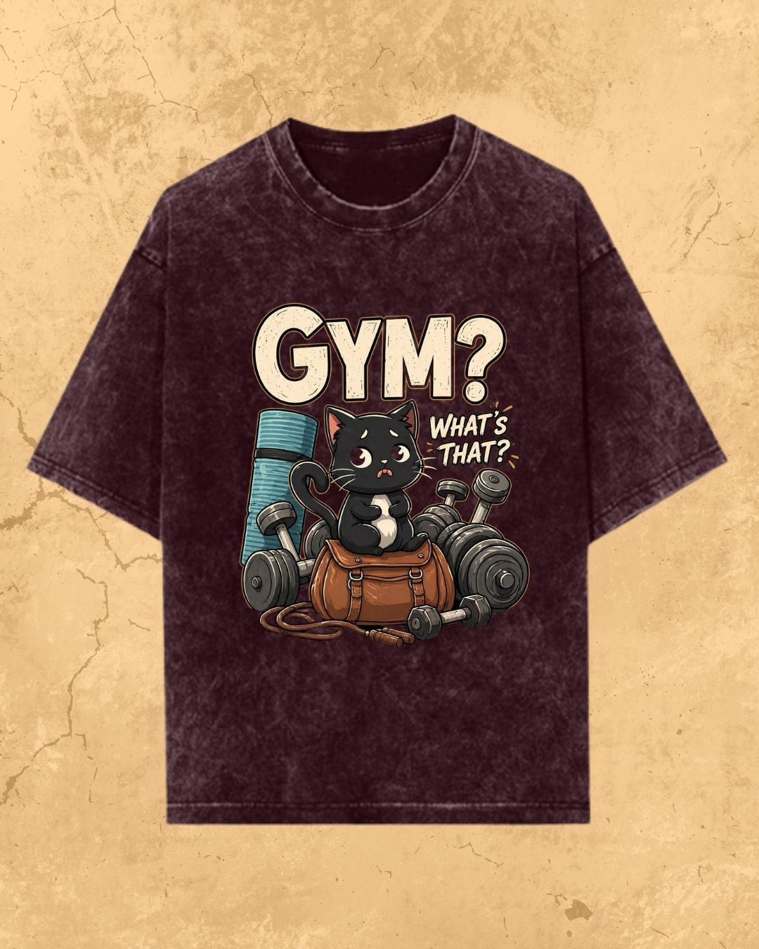 Meow Workout Cotton Tee