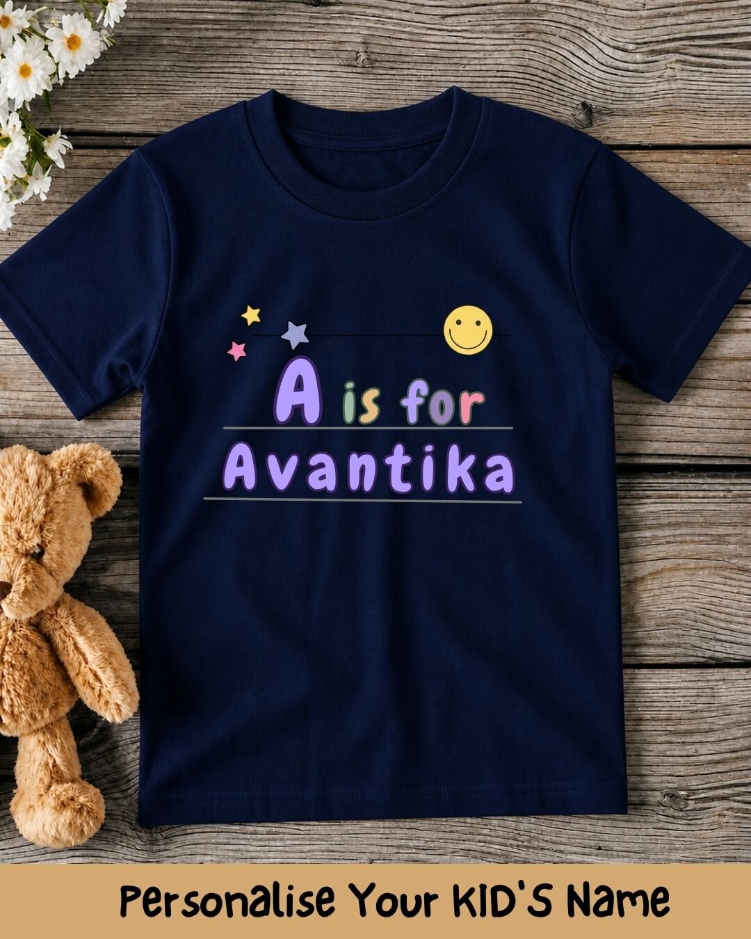 Back To School Custom Kid Cotton Tee