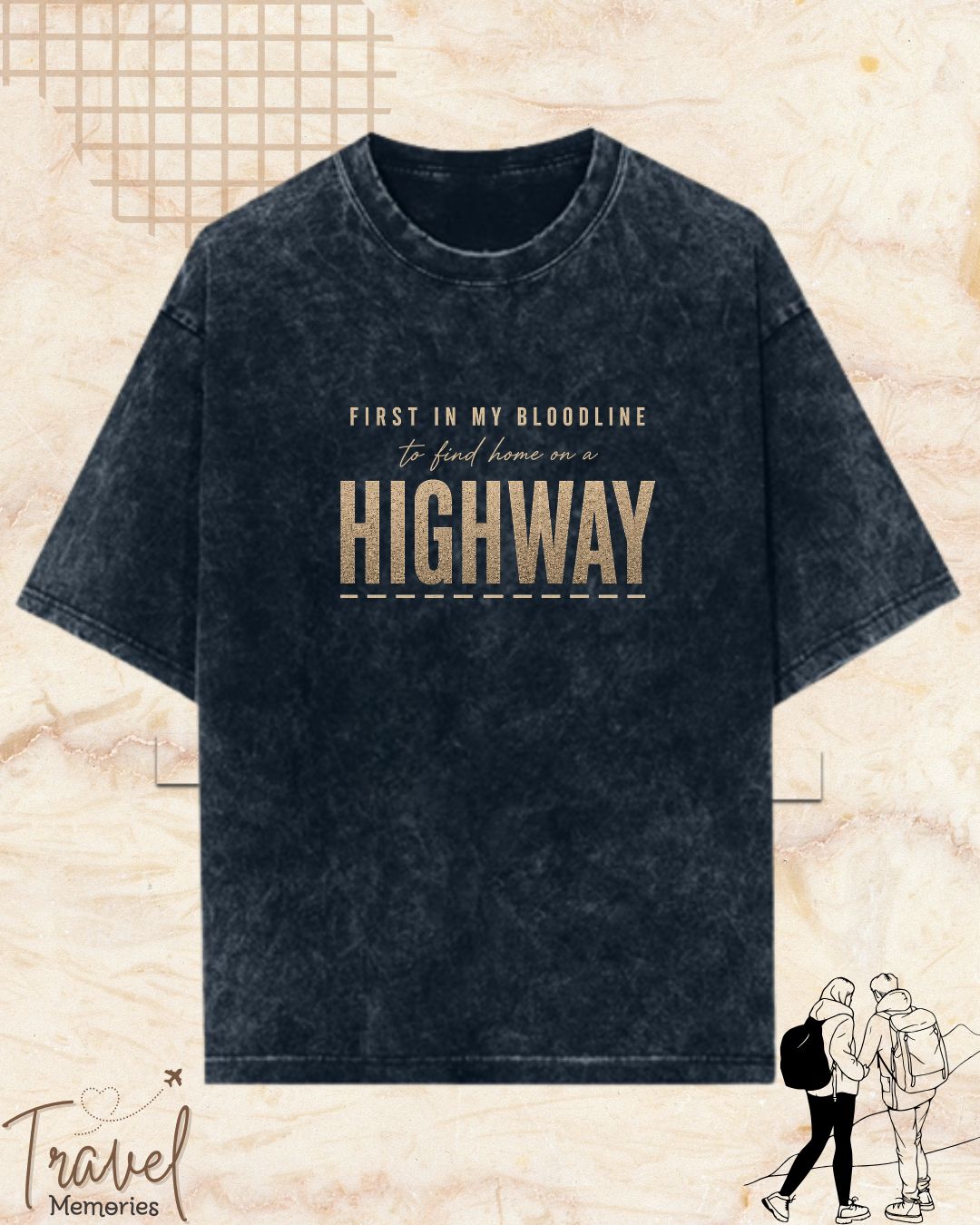FIRST IN MY BLOODLINE Travel Cotton Tshirt