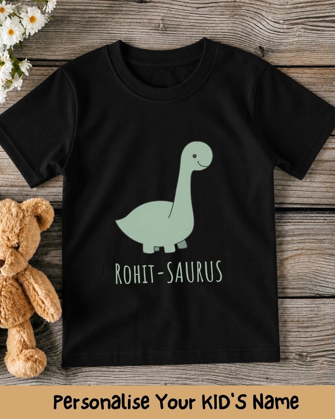 Dinosaur Custom Kid's Cotton Tee