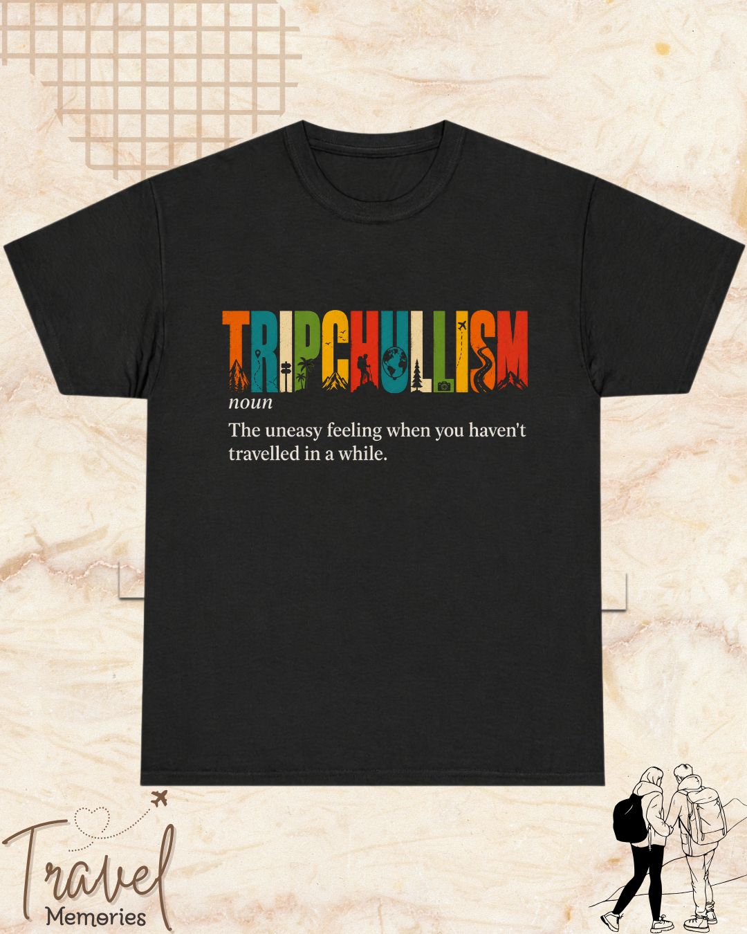 Hinglish Dictionary Travel Cotton Tshirt