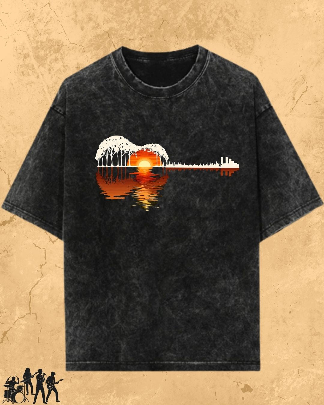 Guitar Relaxation Music Cotton T-Shirt