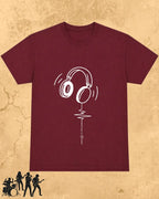 Minimal Music Vibe Cotton Tshirt