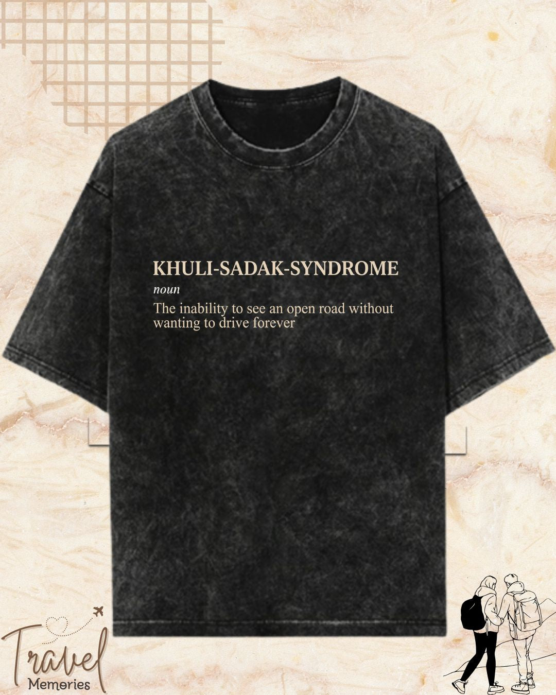 Hinglish Minimalist Dictionary Travel Cotton Tshirt