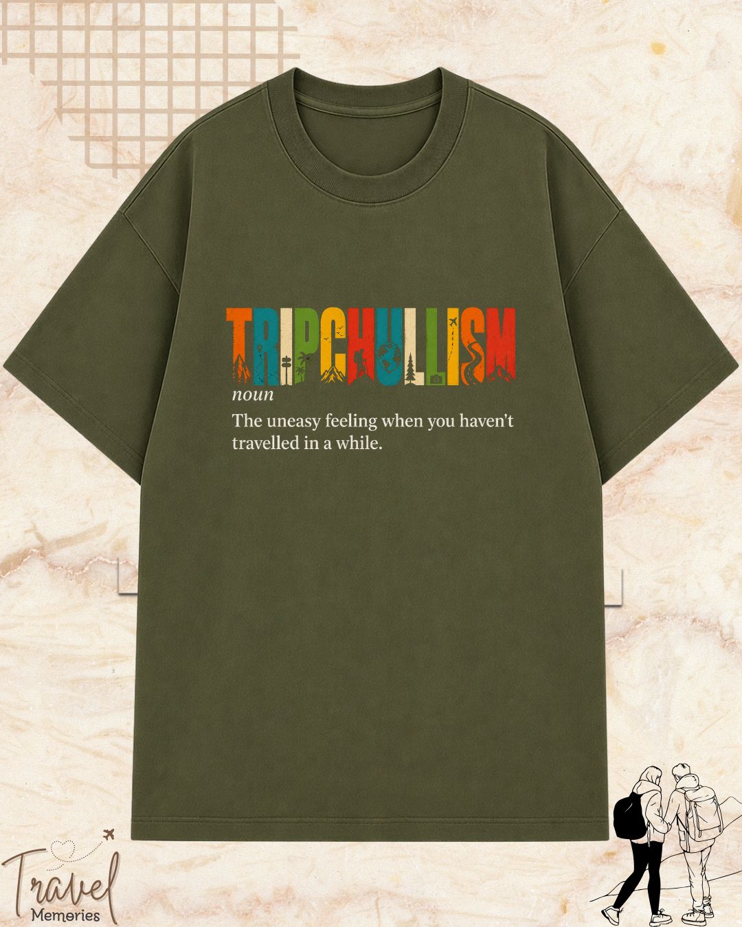Hinglish Dictionary Travel Cotton Tshirt